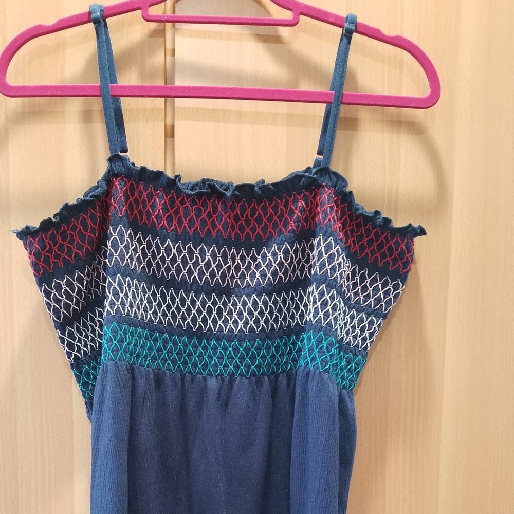 No Boundaries Smocked Tank